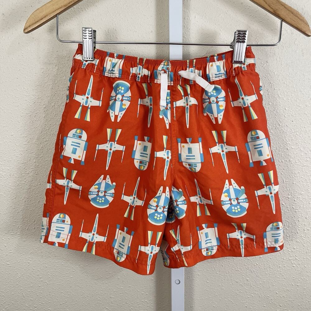 Hanna Andersson x Star Wars Swim Trunks Boys 8 Millennium Falcon X-Wing